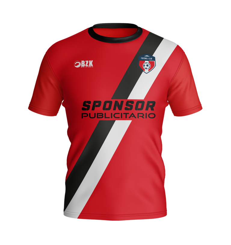 Camiseta de futbol personalizada con sublimación