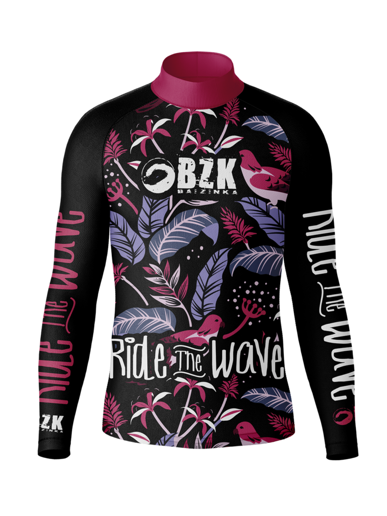 Camiseta de surf personalizada sublimada