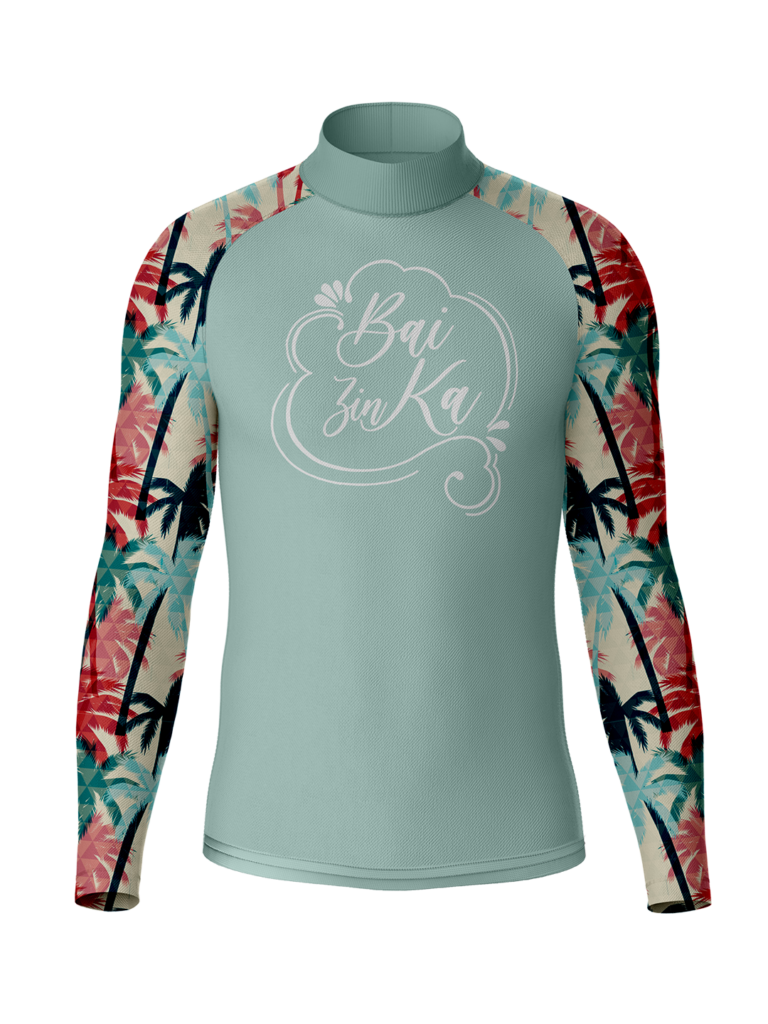 Camiseta de surf personalizada sublimada